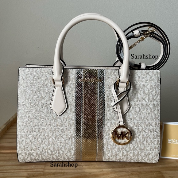 🌼Michael Kors Sheila Medium Corner Zip Satchel - Picture 2 of 16